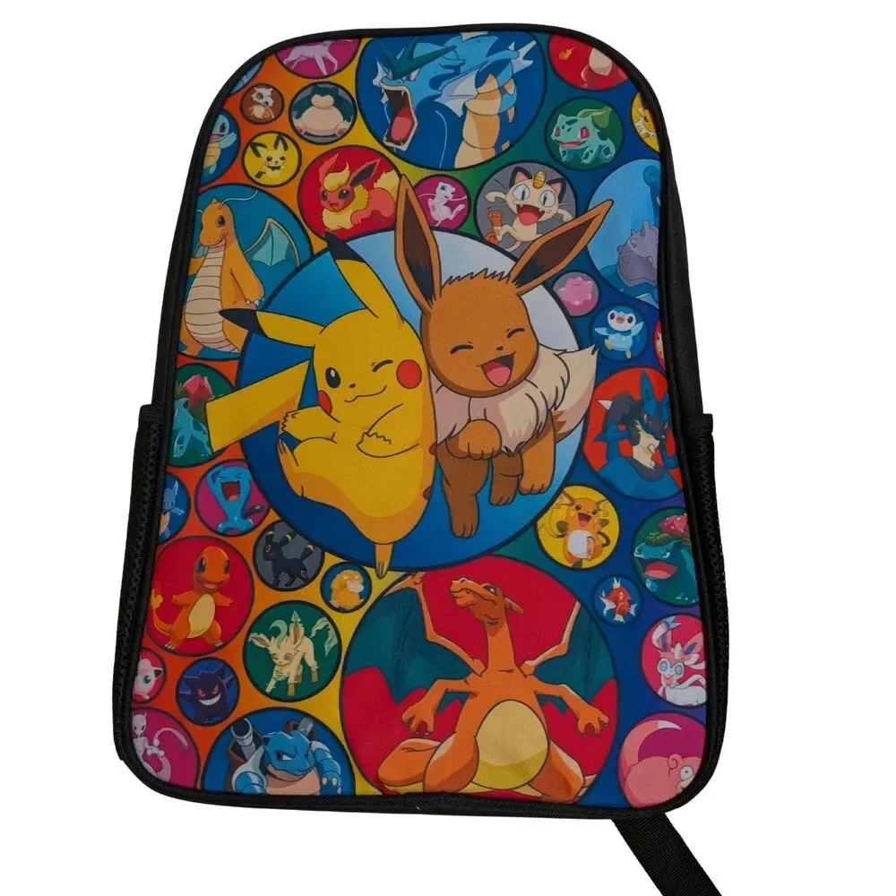 ⚡ PUMPOOSH Pokémon 2pc Backpack & Lunch Bag Set Pikachu Eevee NWT